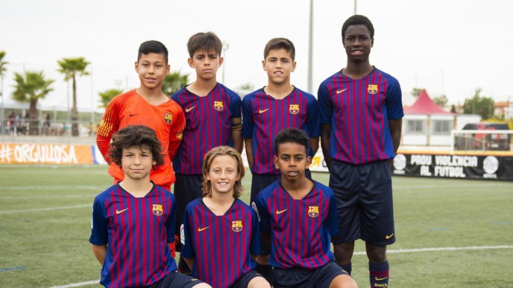 Marc Bernal, Pau Cubarsí i Lamine Yamal, a les categories inferiors de la Masia