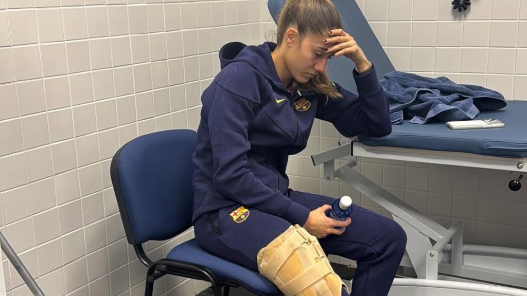 Laia Aleixandri rep el diagnòstic de la seva greu lesió de genoll amb el Barça Femení