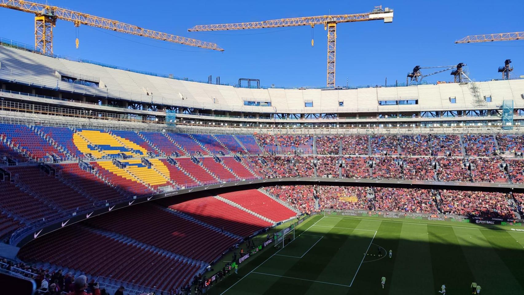 El Gol Nord del Spotify Camp Nou, todavía inoperativo para el partido Barça-Mallorca