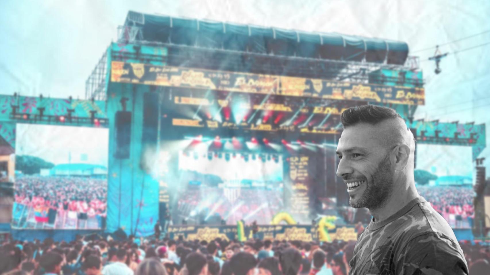 Montaje con una fotografía de una de las ediciones del RBF y Andrés Tortarolo, nuevo CEO