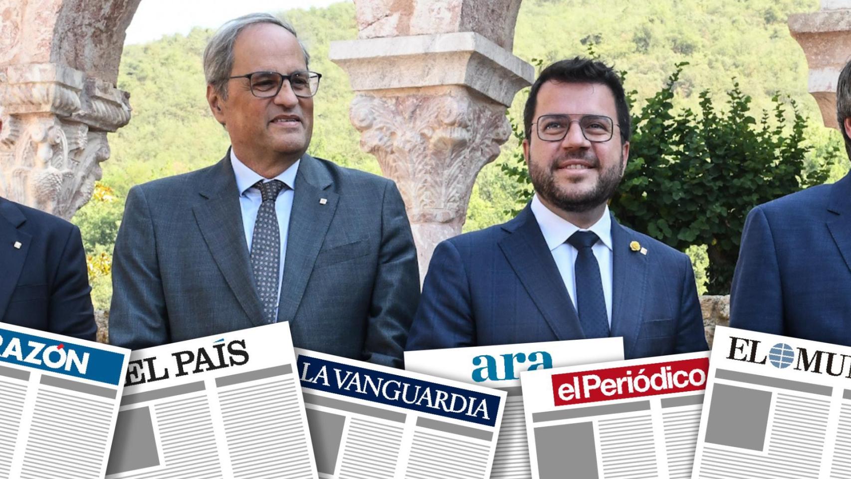 Quim Torra y Pere Aragonès