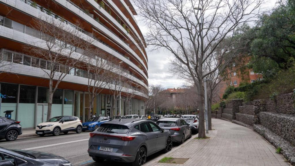 L'avinguda de Sarrià on viu Mounir Nasraoui