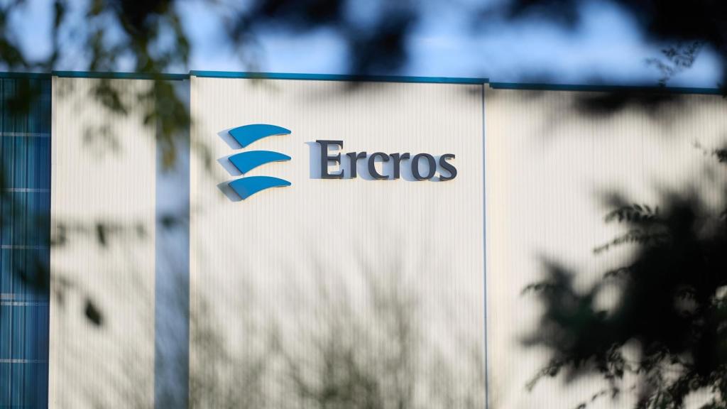 Fachada de la sede de Ercros en Aranjuez (Madrid)