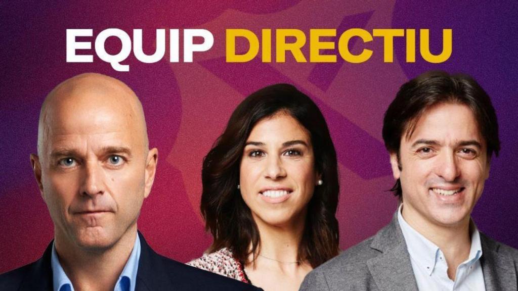 Anna Pagès y Carlos López de la Vieja, dos nuevos miembros de la futura junta directiva de Xavier Vilajoana