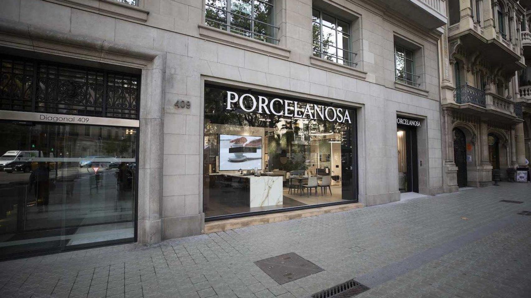 Tienda de Porcelanosa en la Diagonal de Barcelona