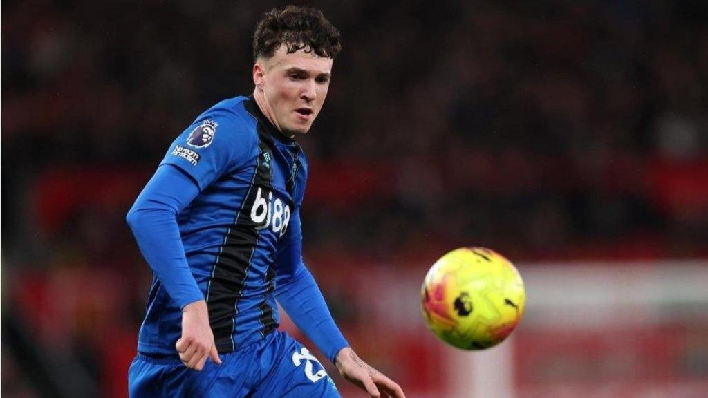 Álex Jiménez, en un partit amb el Bournemouth