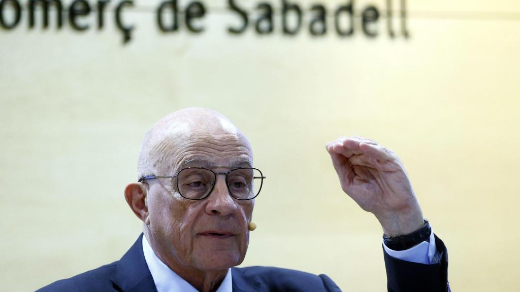 Josep Oliu a la Cambra de Sabadell aquest dimecres, 11 de febrer