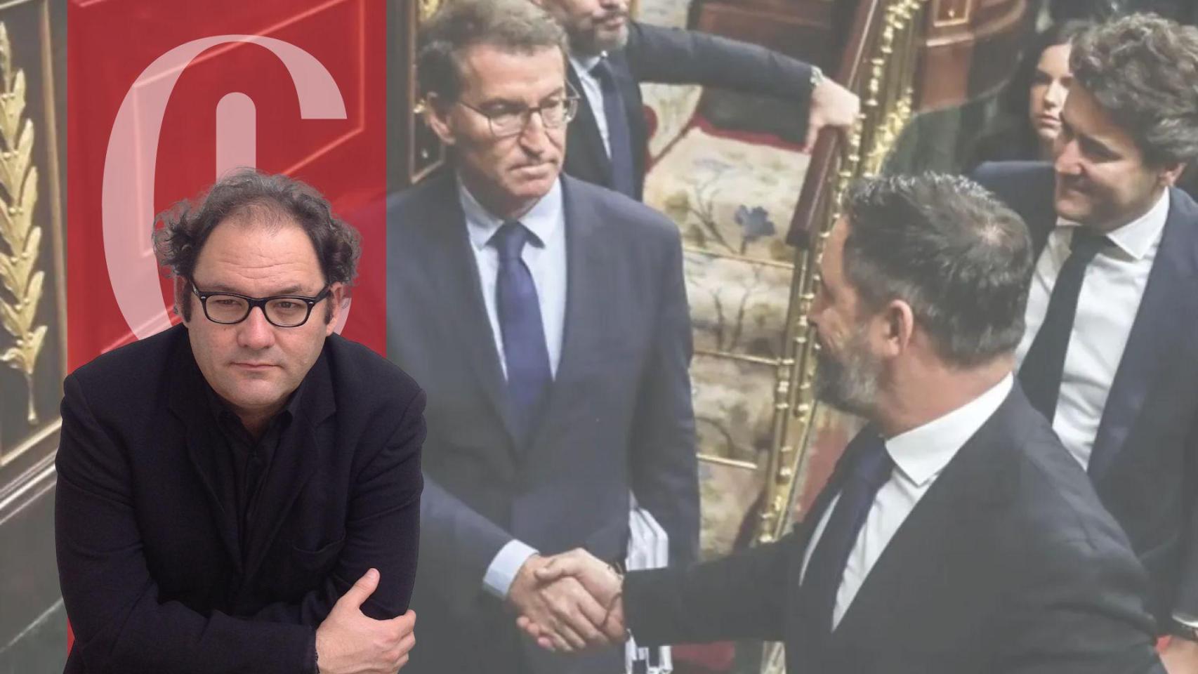 Alberto Núñez Feijóo y Santiago Abascal, en una imagen de archivo