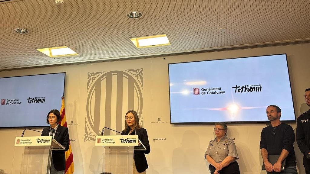 Rueda de prensa tras la segunda reunión del Comité de Emergencias de Protección Civil en Cataluña