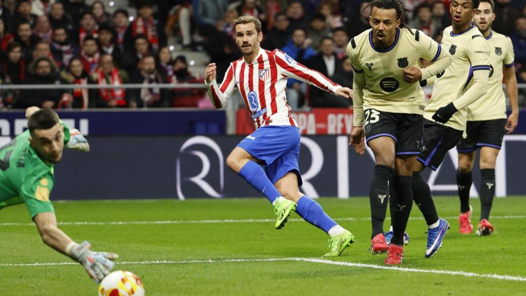 Griezmann marca el segundo gol del Atlético al Barça