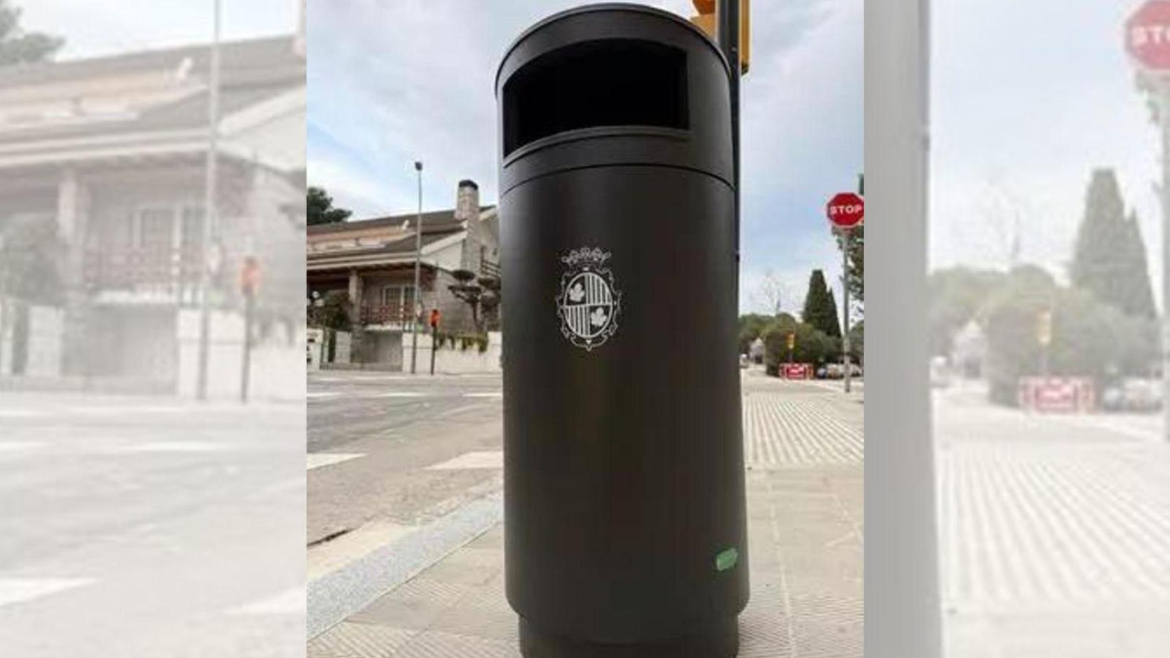 Papeleras antidelincuentes: el nuevo invento catalán que se expande por las calles de Figueres