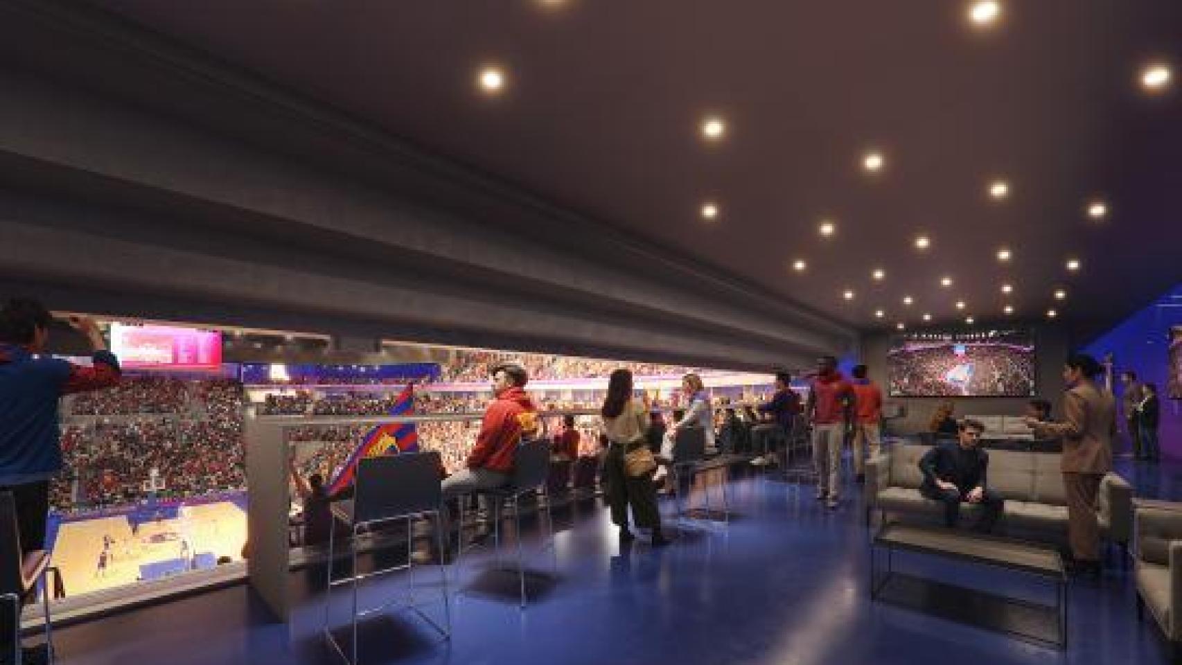 Palcos del nuevo Palau Blaugrana