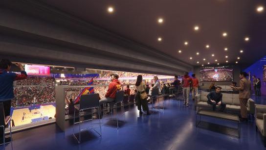 Palcos del nuevo Palau Blaugrana