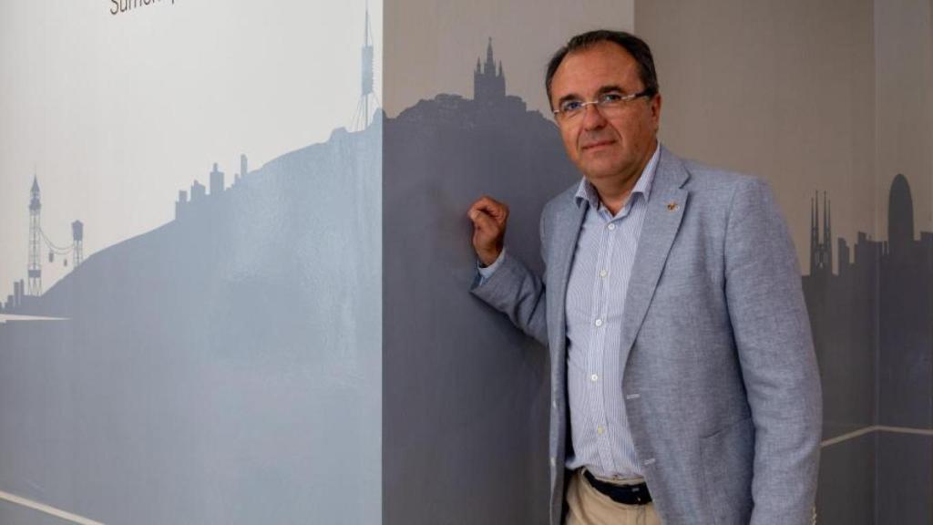 Aureli Mas en una entrevista para la Vanguardia