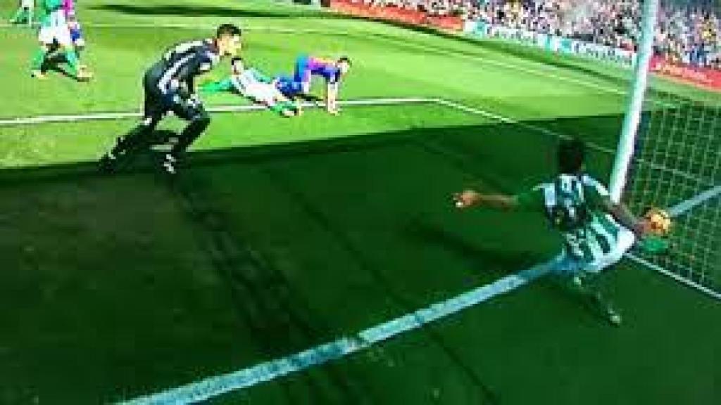 El gol del Barça al Villamarín que no va pujar al marcador