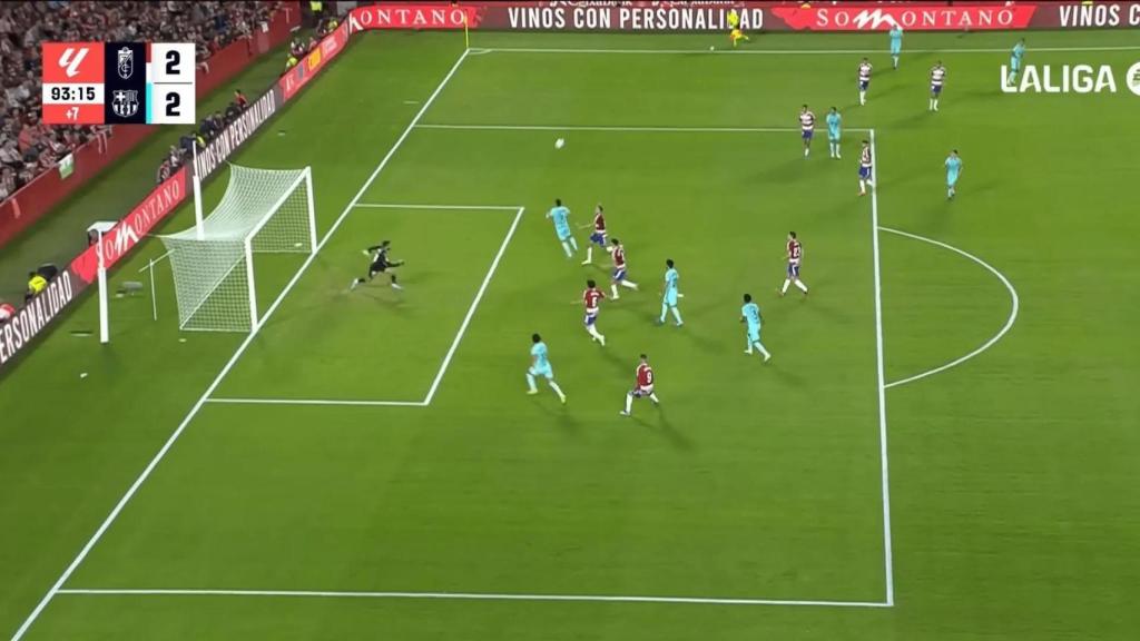 El fuera de juego de Ferran Torres en Granada en la temporada 2023-24