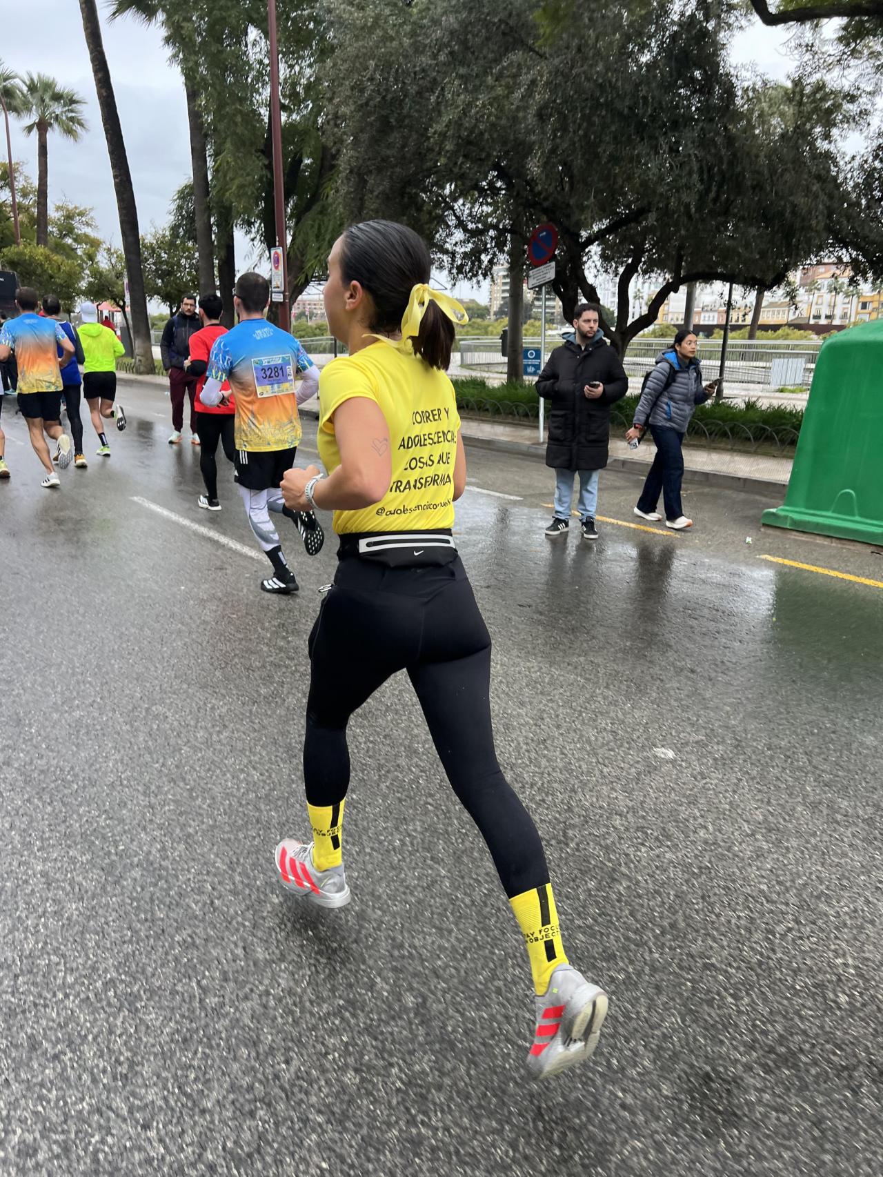 Noelia Hernández, en la última carrera