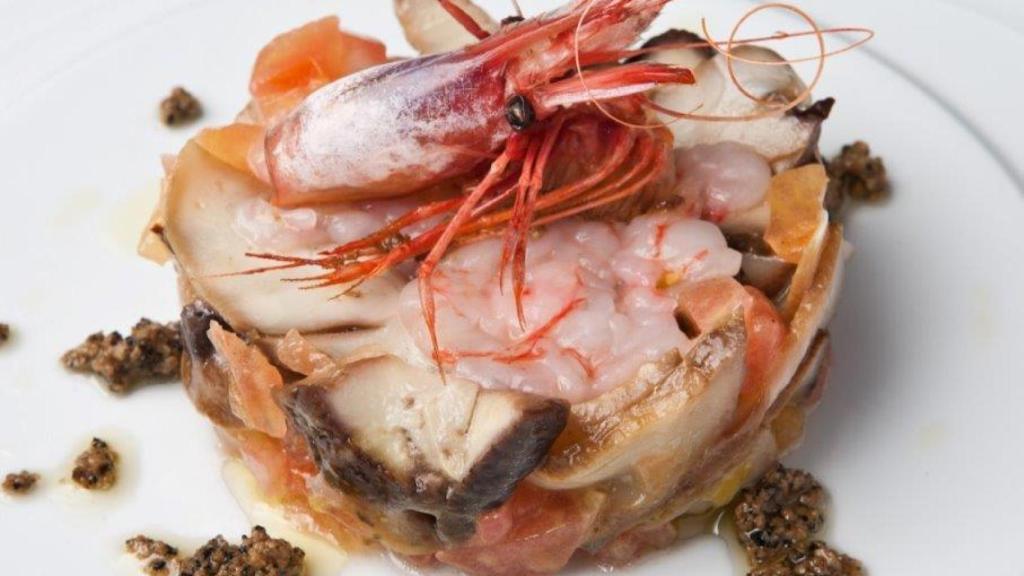 Plato de marisco del Ramon Park Hotel, restaurante de Santpedor