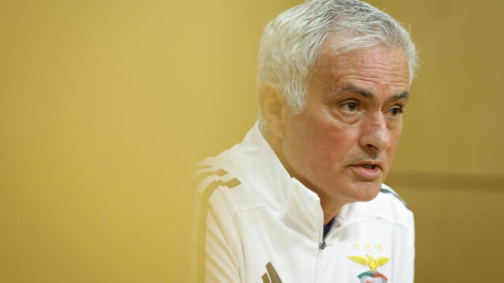 José Mourinho, en la rueda de prensa previa al Benfica-Real Madrid