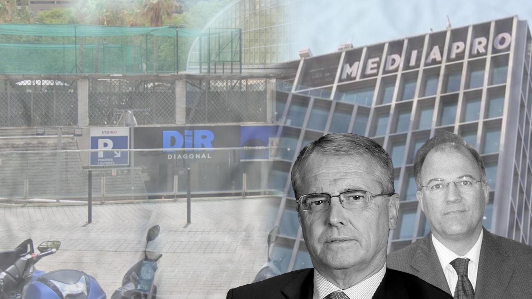 Montaje con los rostros de Ramon Canela (izq.), fundador de DIR, y Joaquim Triadú, vicepresidente de DIR y exconseller de Presidencia del Govern / CG