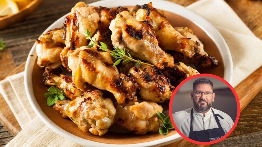 Dani García y pollo al ajillo