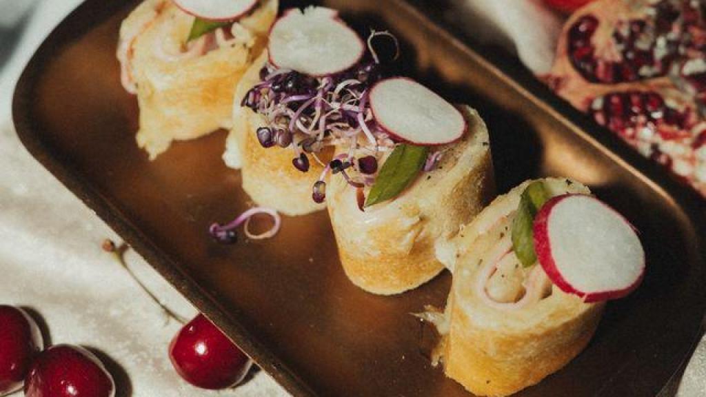 Rollitos de bikini trufado