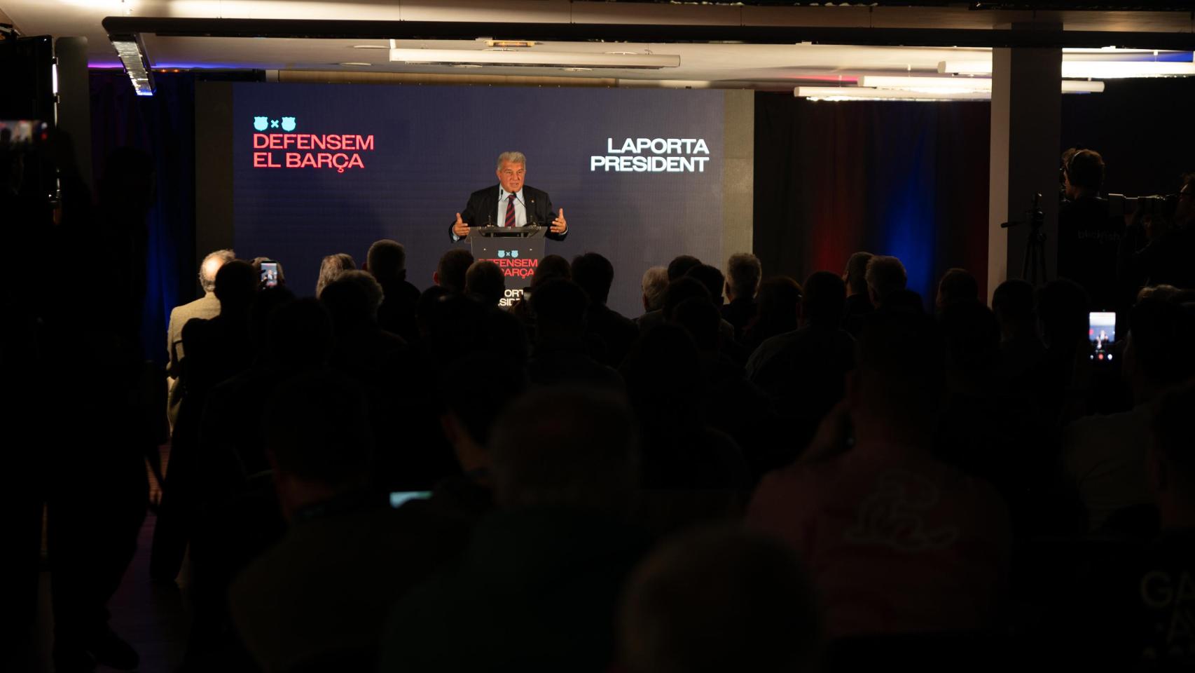 Joan Laporta presenta 'Defensem el Barça'