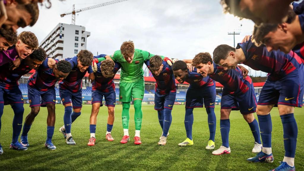 El juvenil A del Barça se concentra antes de un partido