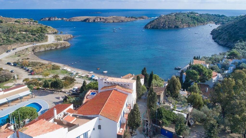 Vista aèria de l'Hotel Port Lligat de Cadaqués