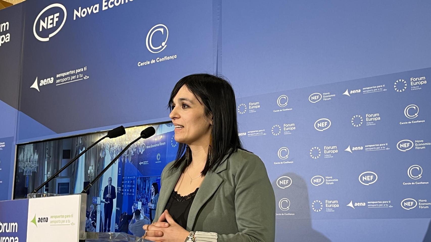 Sílvia Orriols, en el Hotel Palace de Barcelona