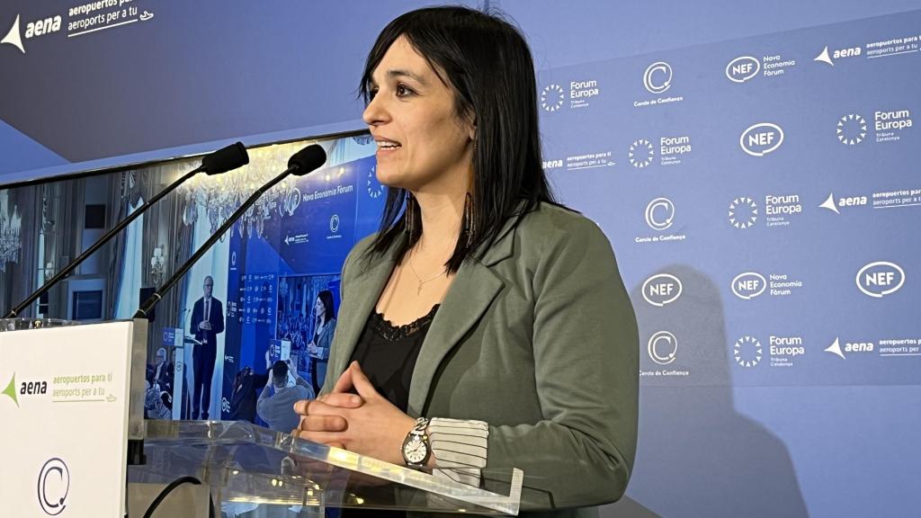 Sílvia Orriols, en el Hotel Palace de Barcelona