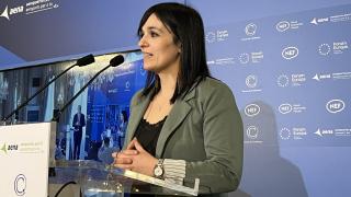 Sílvia Orriols, en el Hotel Palace de Barcelona