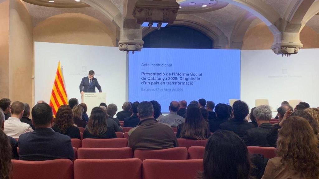 Salvador Illa presenta el Informe Social 2025 de Cataluña