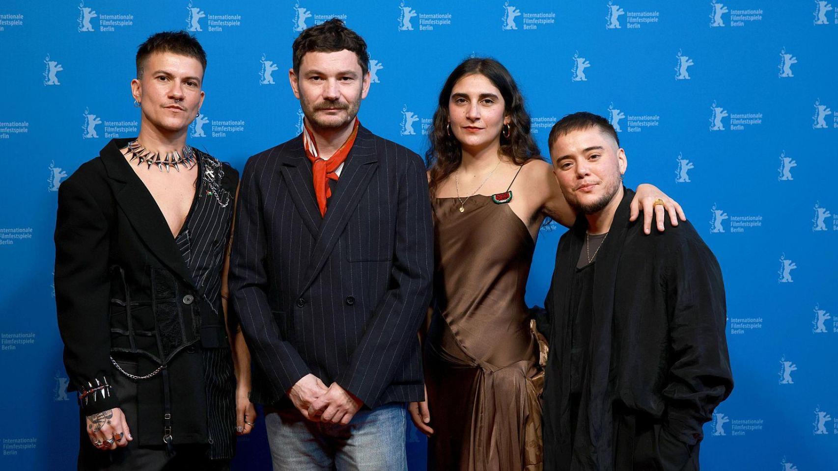 El equipo de 'Iván & Hadoum' en el festival de cine de Berlín