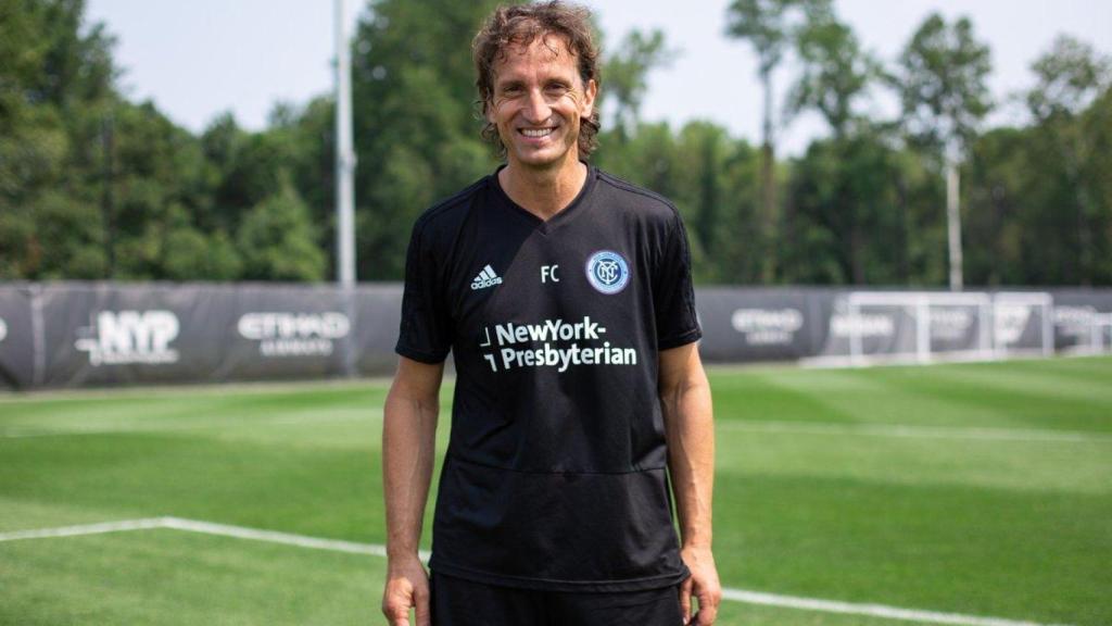 Francesc Cos, antiguo preparador físico del Barça, en el New York City