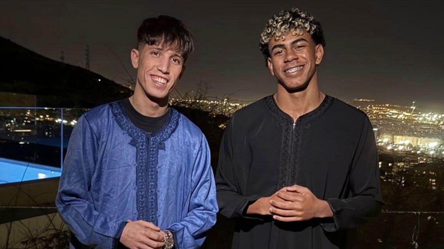 Lamine Yamal y su amigo Soha empiezan el Ramadán