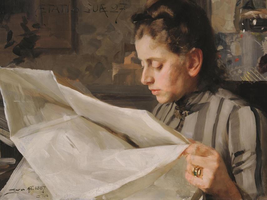 'Emma Zorn leyendo'