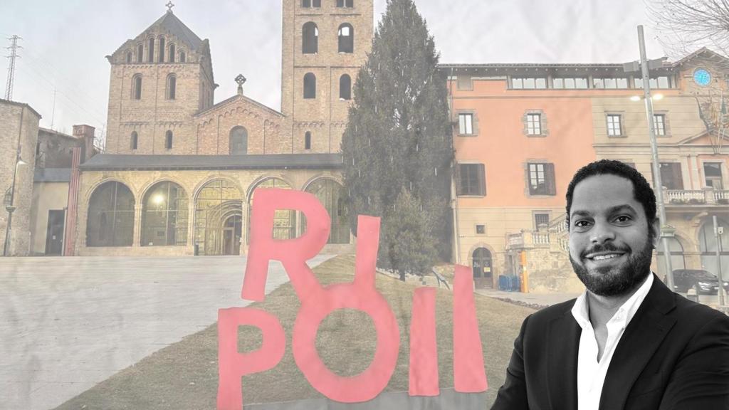 Fotomontaje de Ignacio Garriga en Ripoll