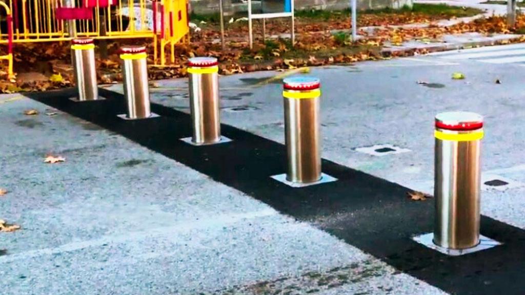 Pilonas retráctiles antiterroristas