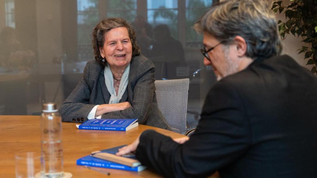 Rosa Navarro, durant l'entrevista amb 'Letra Global'