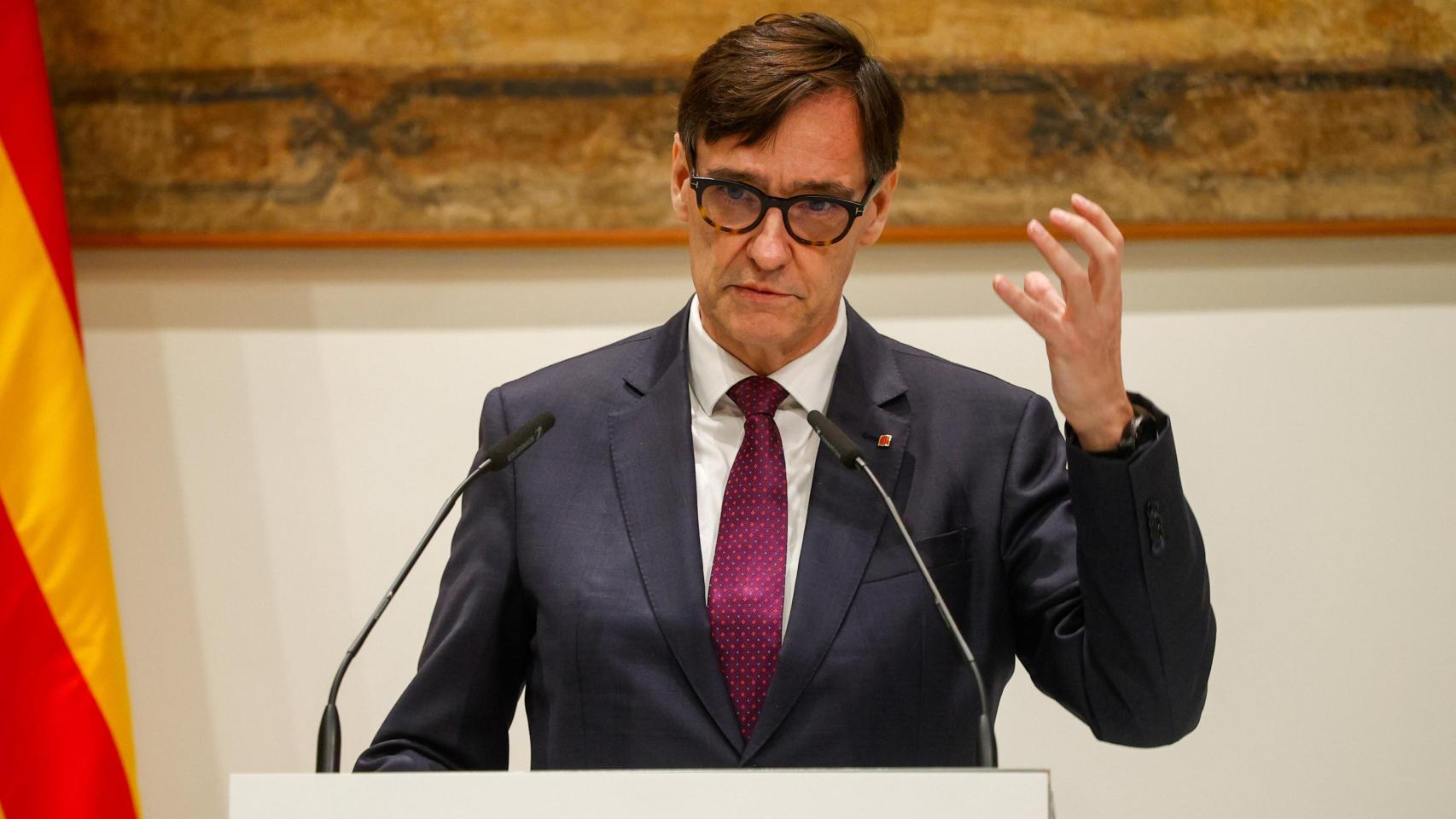 El presidente de la Generalitat, Salvador Illa, en una imagen de archivo en Barcelona