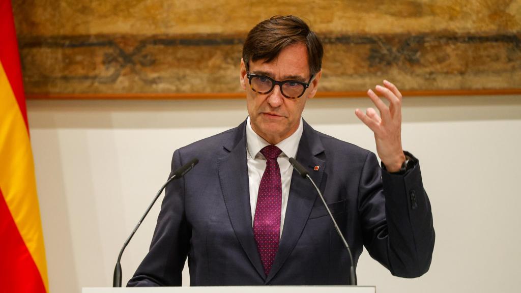 El presidente de la Generalitat, Salvador Illa, en una imagen de archivo en Barcelona