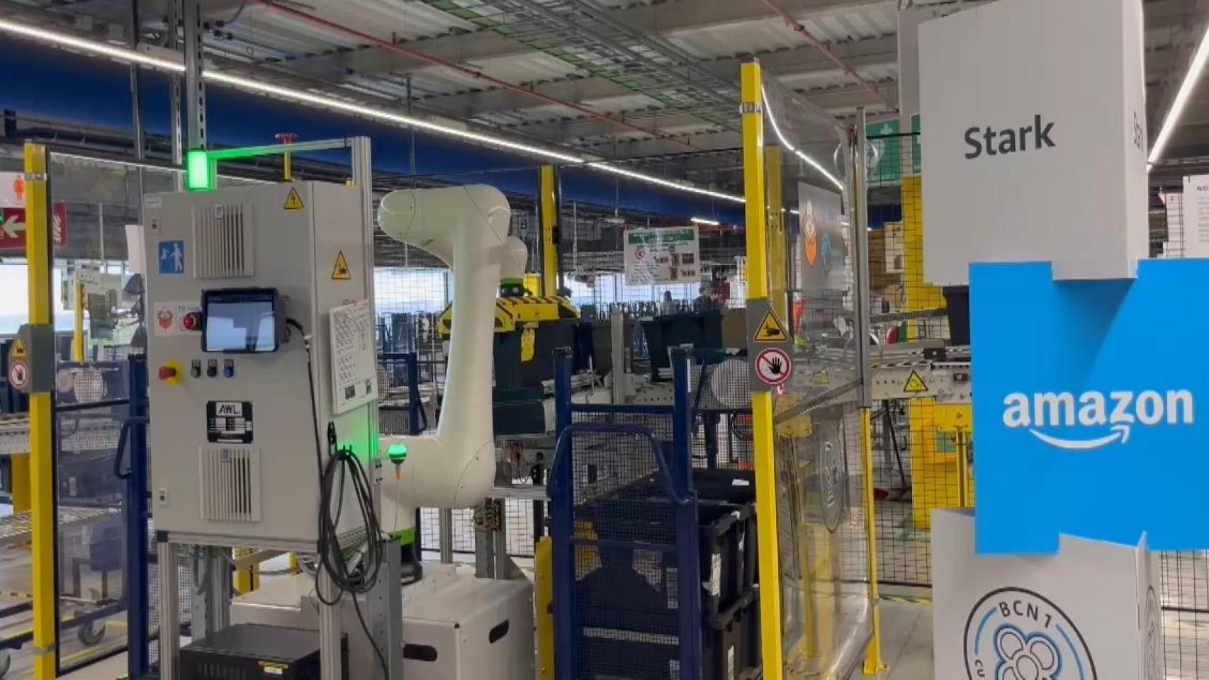 Amazon apuesta por Cataluña: la planta de El Prat estrena un nuevo robot