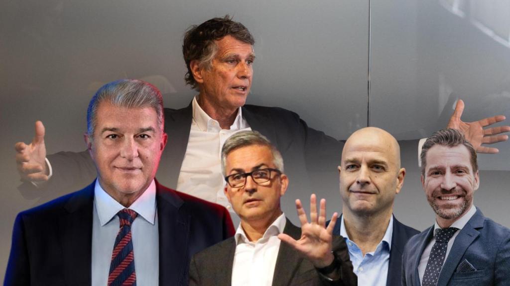 Laporta, Jaume Guardiola, Víctor Font, Vilajoana y Marc Ciria