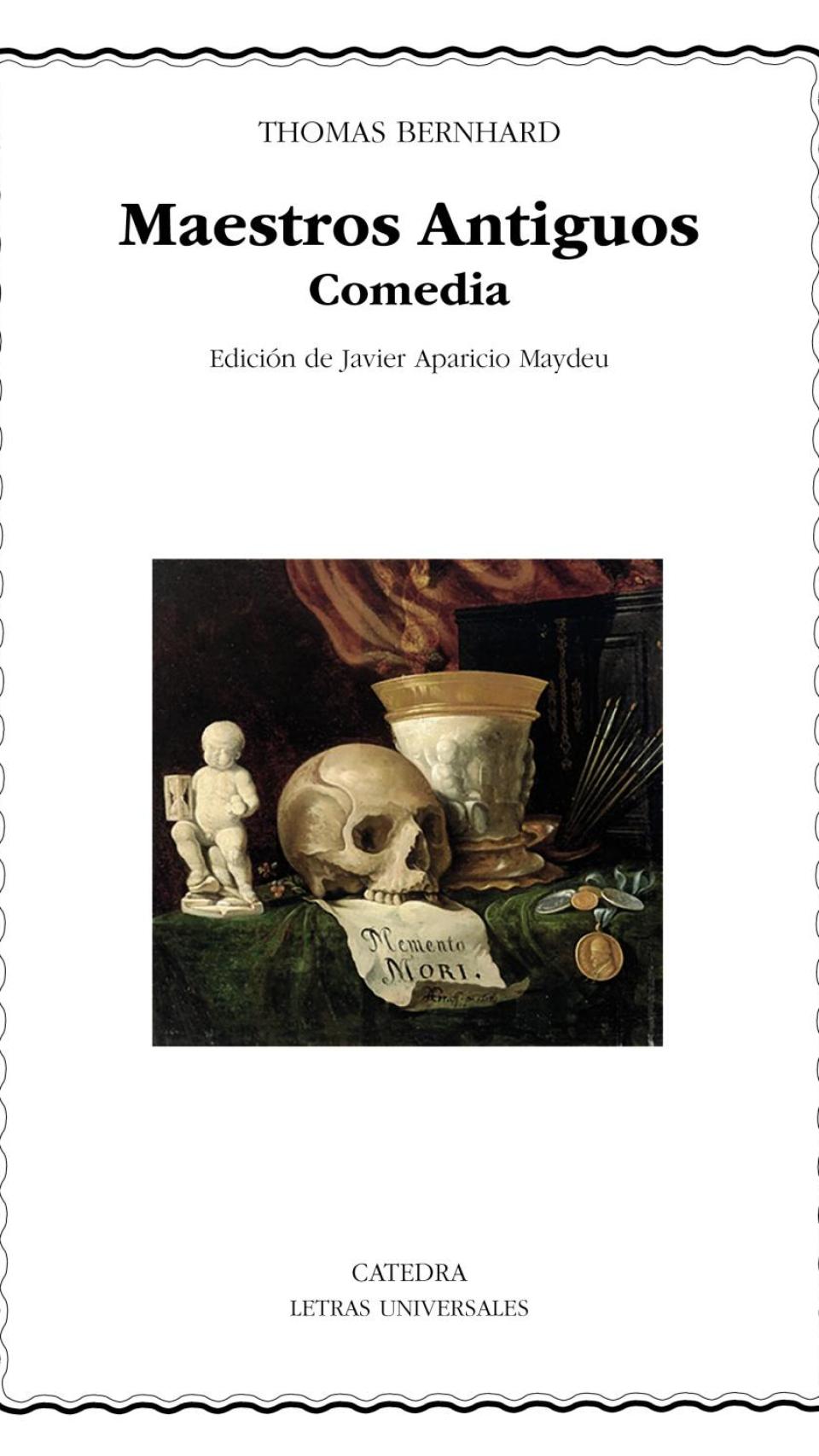 Portada de 'Maestros Antiguos', de Bernhard
