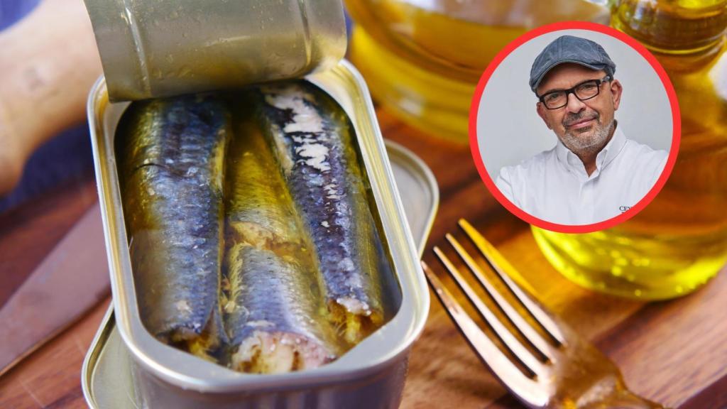 Jesús Sánchez y sardinas en lata
