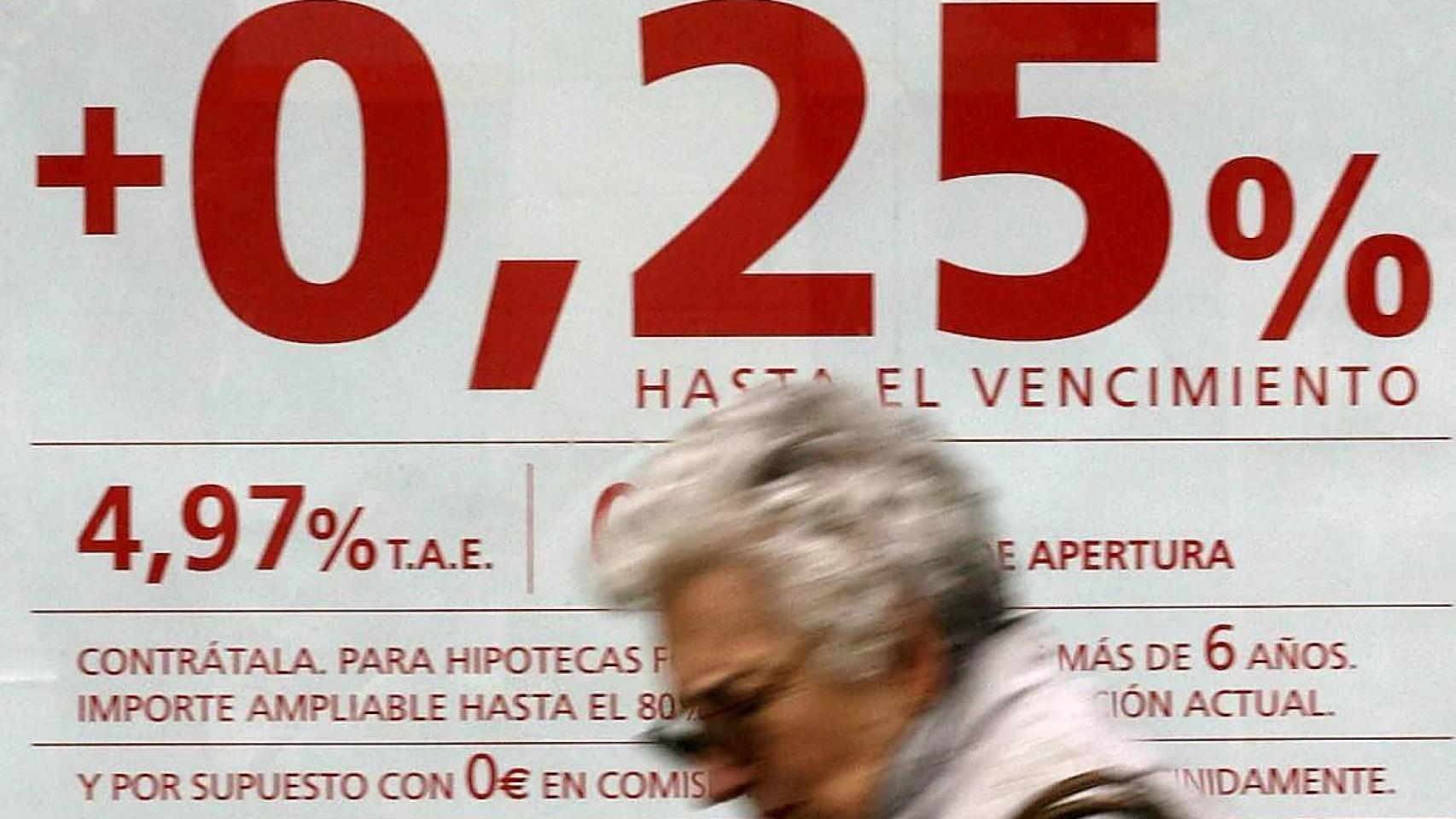 Anuncio de una hipoteca