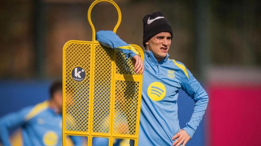 Gavi regresa a los entrenamientos del Barça
