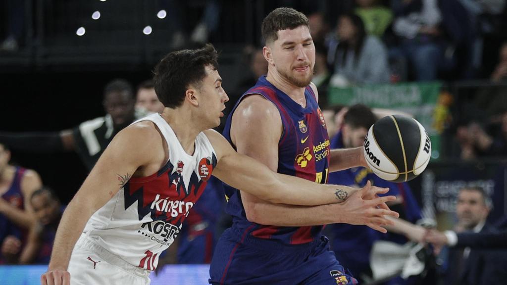 Joel Parra al Barça de bàsquet-Baskonia de la Copa del Rei