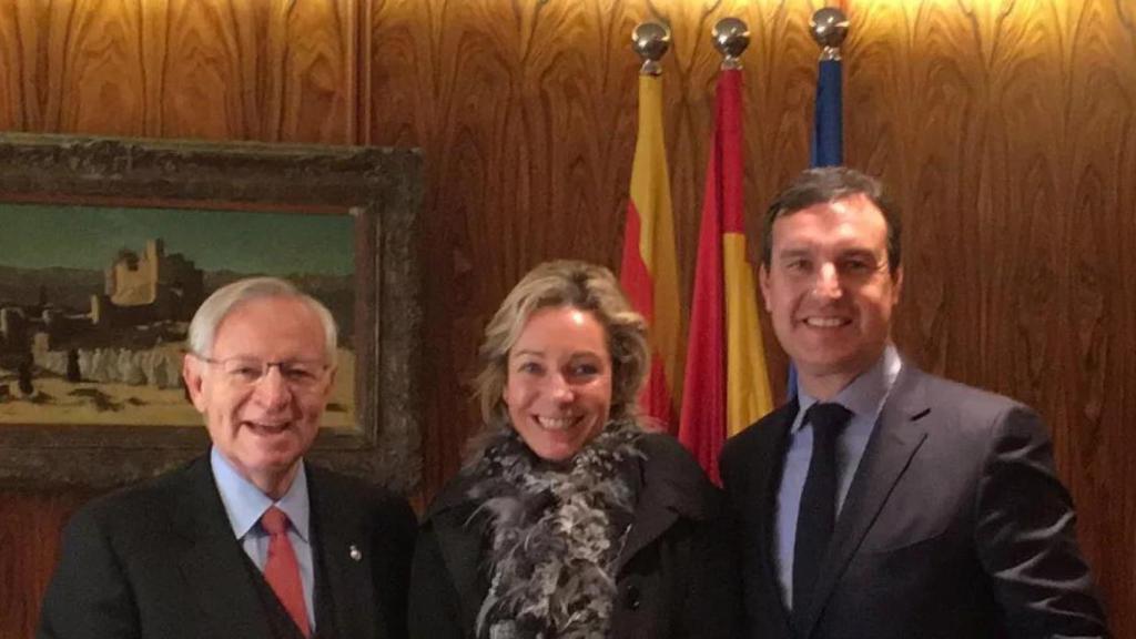 Carles Ayats (derecha), posible futuro directivo del Barça